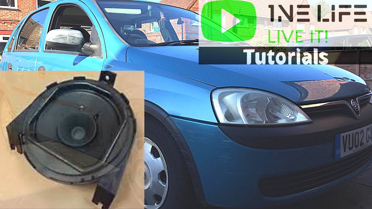 Vauxhall Opel Corsa C - Rear Speaker Remove and Replace How To