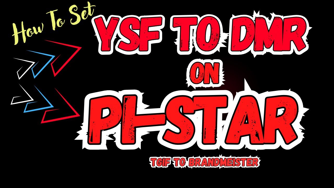Set Pi-Star to Cross mode YSF to DMR / YSF to DMR on Pi-Star