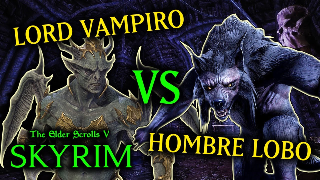 HOMBRE LOBO VS SEÑOR DE LOS VAMPIROS | GUÍA EN PROFUNDIDAD | SKYRIM