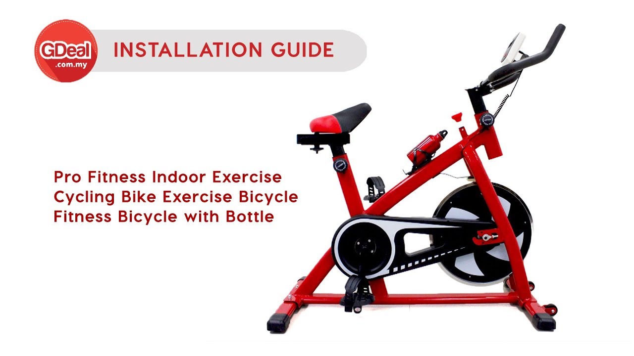 [ Installation Guide ] Pro Fitness Indoor Exercise Cycling Bike