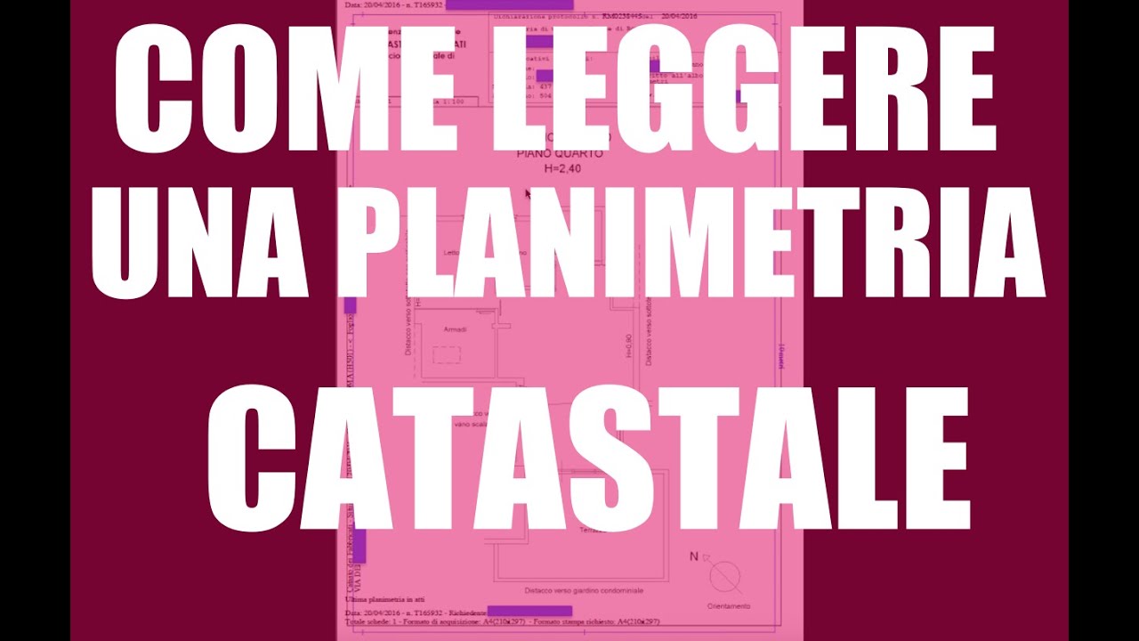 - COMPRARE CASA - Quando hai la planimetria catastale sai cosa farci?
