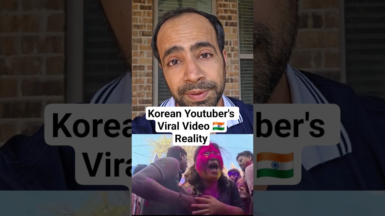 How Safe is India for Women? Korean YouTubers Social Experiment fact check #shorts #indians