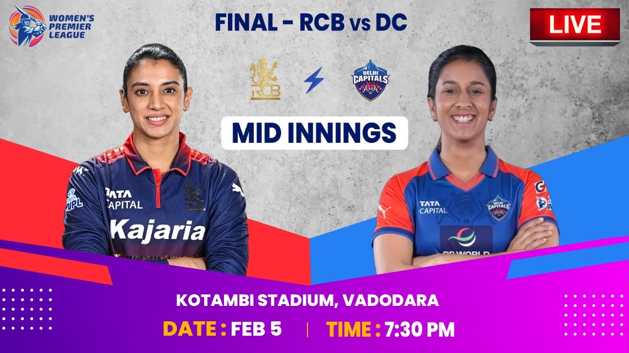 Delhi Capitals post 203 against RCB in the WPL finals | WPL 2026 | Female Cricket