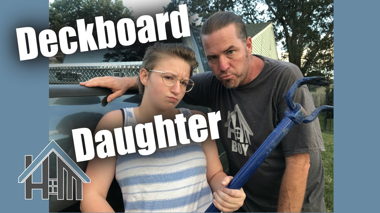 How to fix a deck, replace deck boards. Easy!