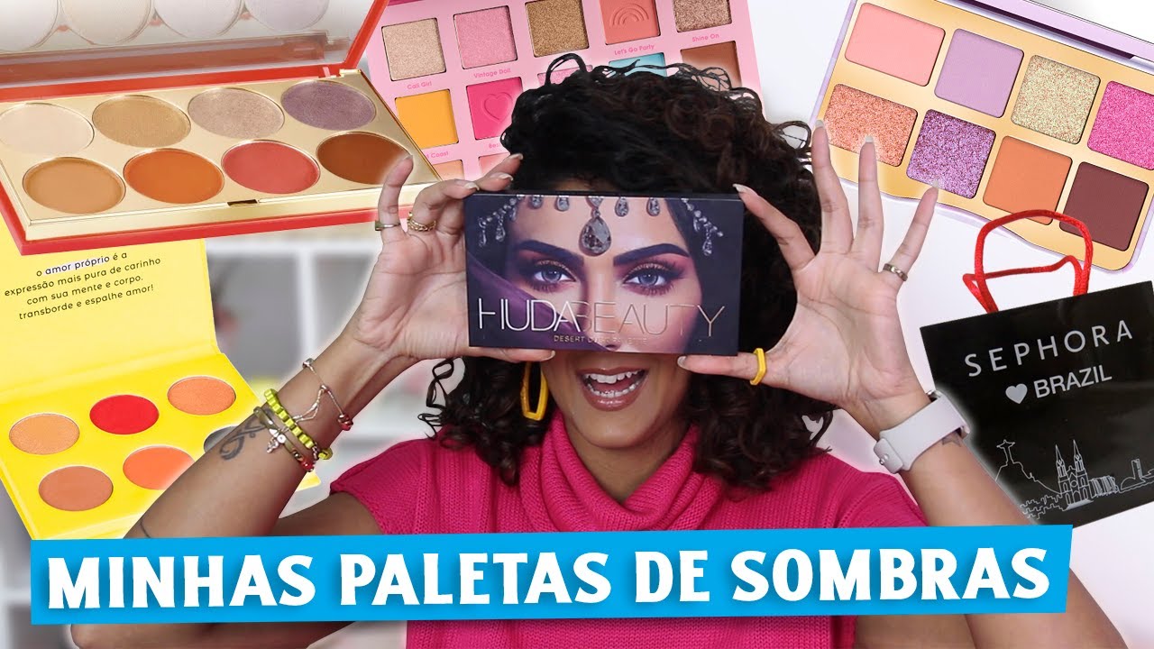 TUDO sobre MINHAS PALETAS de SOMBRAS 🎨