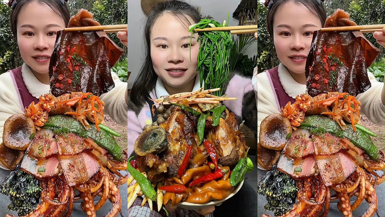 👩‍🍳🔥 Yummy Homemade Dishes – Hot and Ready! Enjoy Meat, Fish & Fresh Boiled Greens!🥩 🌶️