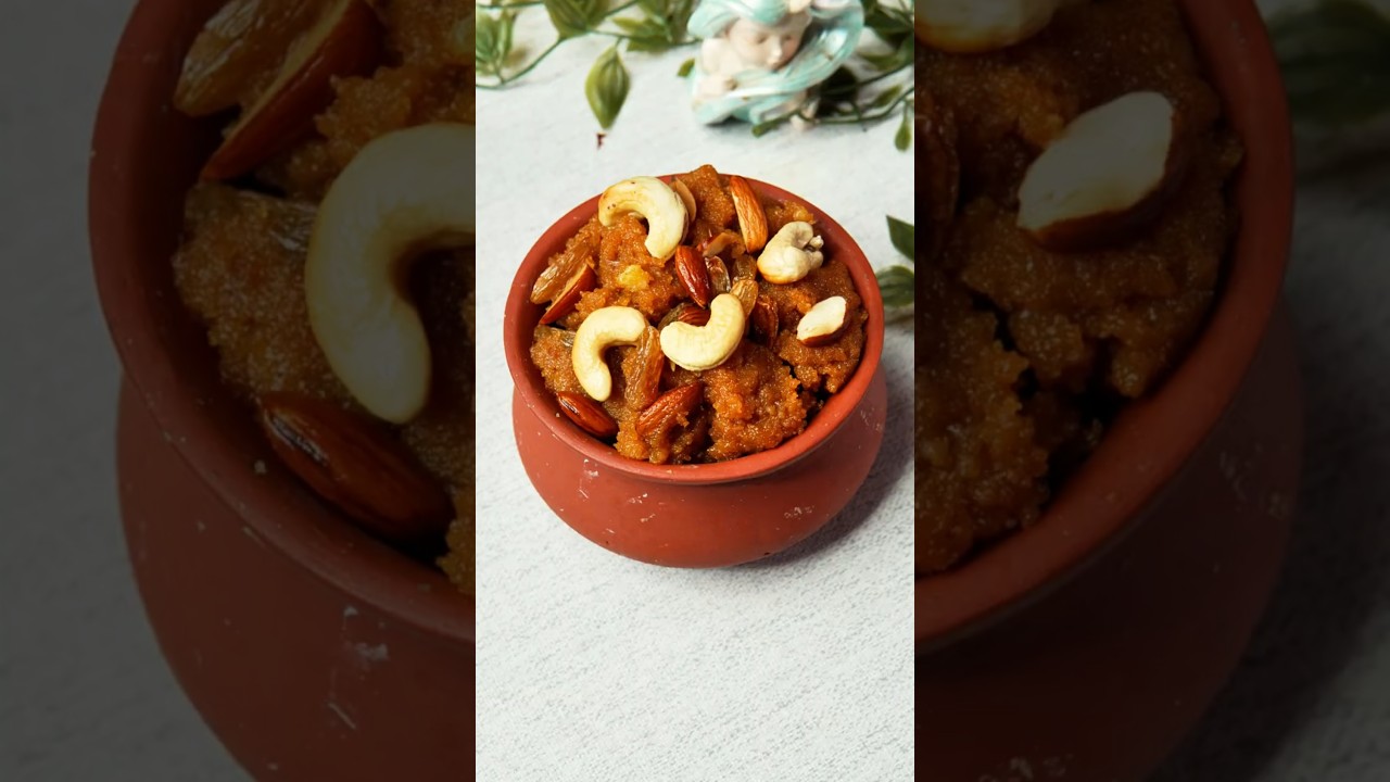 Makhandi Halwa Recipe | Rich Suji Milk Halwa | Indian Dessert Recipe #shorts #halwa #makhandihalwa