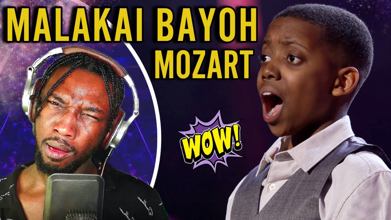 HE IS 12 YEARS OLD?? Malakai Bayoh sings virtuosic Mozart | REACTION