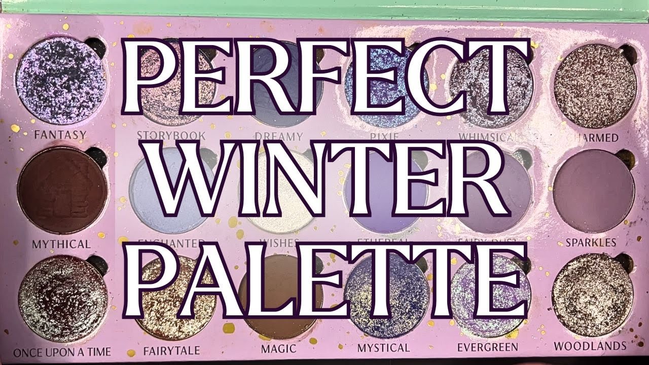 My Custom Winter Palette for Icy Eyeshadow