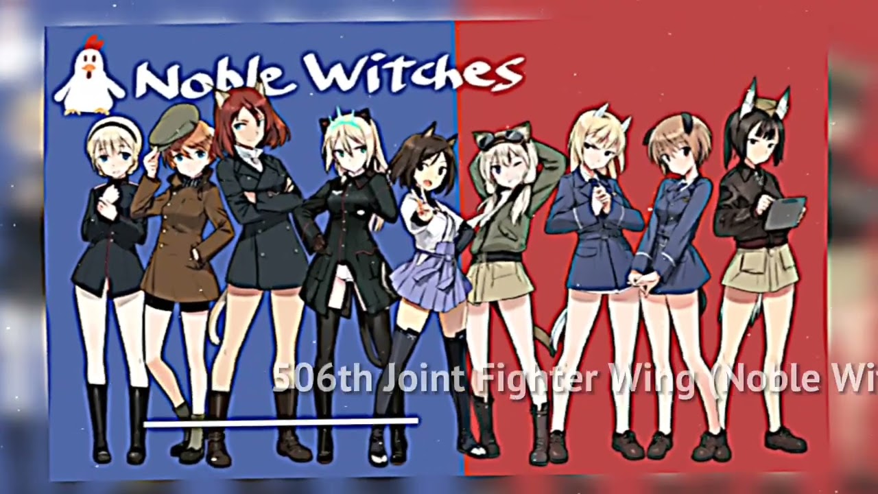 Top 9 Joint Fighter Wing || World Witches Edit || #anime #animeedit #animehistory #military #fypageシ