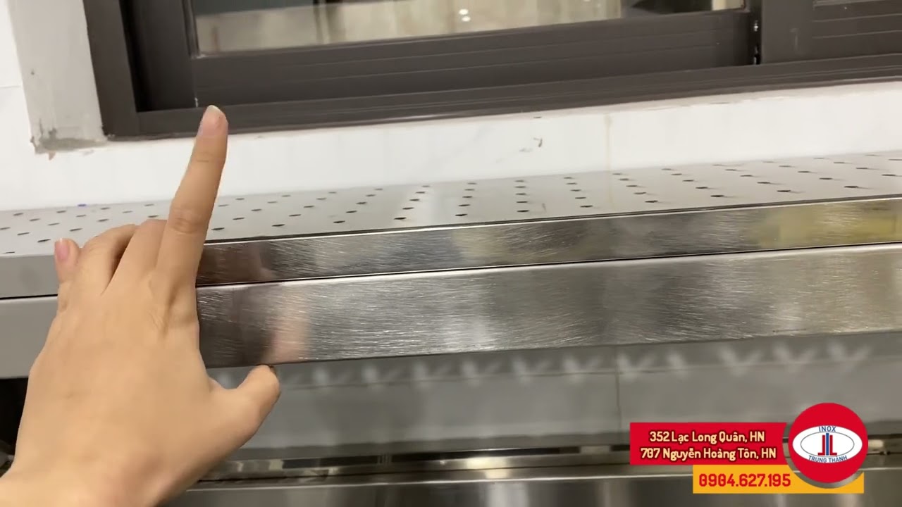 Giới thiệu khu sơ chế, rửa bát đồ ăn tại bếp nhà hàng. LH 0904.627.195