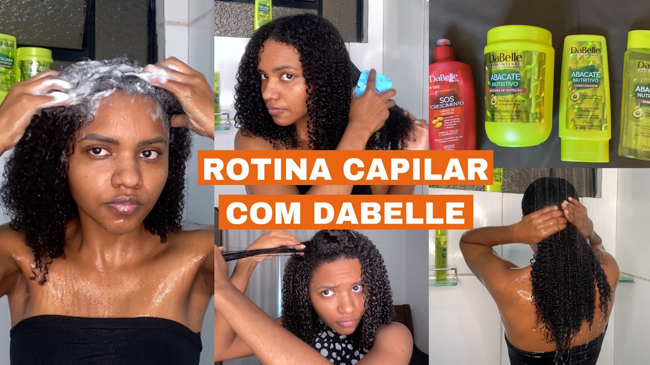 ROTINA CAPILAR COM DABELLE HAIR | CUIDANDO DO MEU CABELO CRESPO