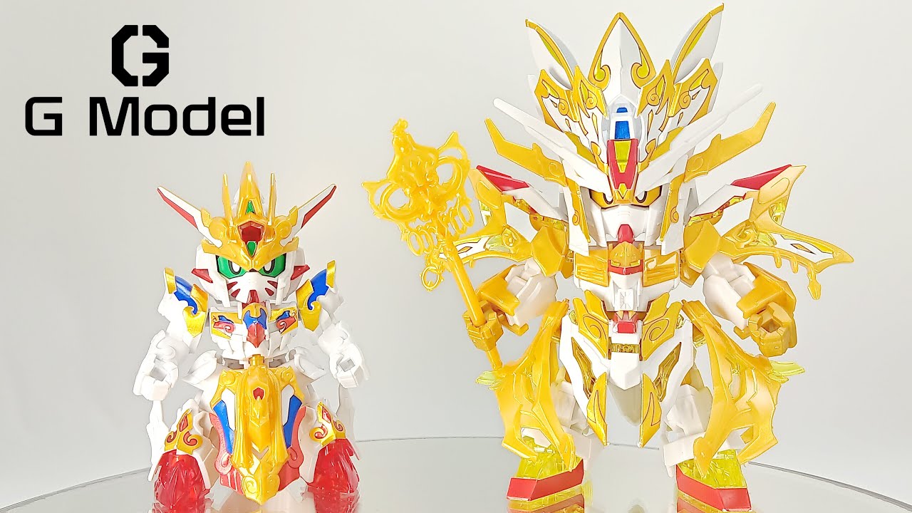 SD Gundam World Heroes No.33 - Wukong Impulse Gundam (Childhood) & Sanzang Strike Freedom Gundam Set