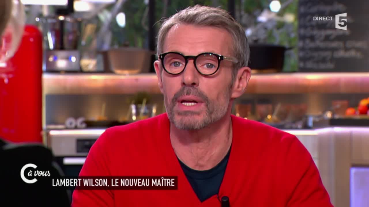 Lambert Wilson "je ne suis pas Hollywood compatible" - C à vous - 31/03/2015