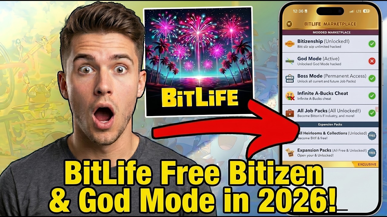 Взлом/модификация BitLife для iOS и Android APK &ndash; Как бесплатно разблокировать статус Bitizenship...