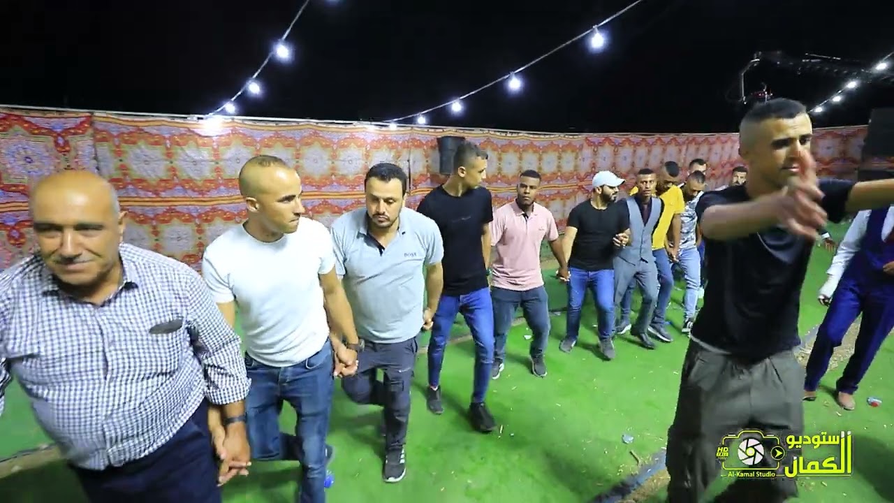 دبكة اليرغول  نارية جنونية بقيادة الفنان محمد العراني زفاف العريس ابراهيم سالم  موسى مركة 2022