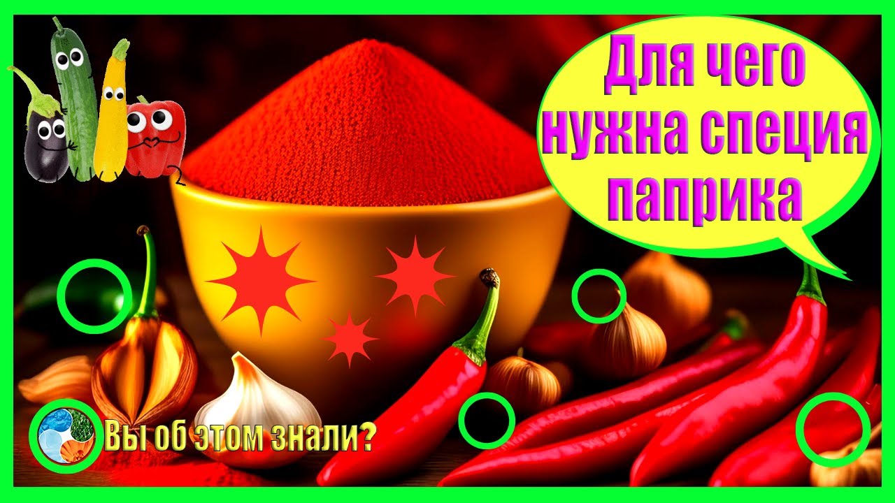 Для чего нужна специя паприка