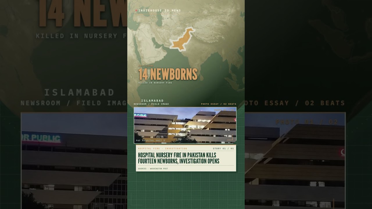 Bad news: Hospital nursery fire in Pakistan kills fourteen newborns, investigation opens #shorts