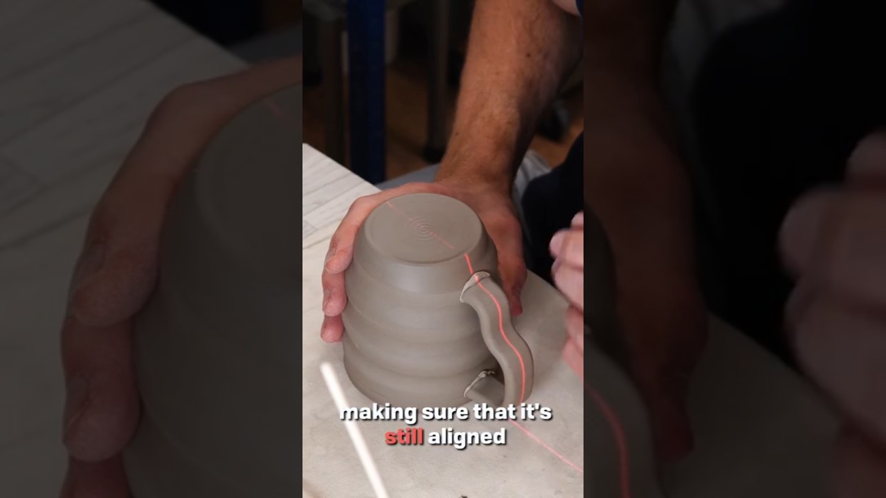 How I attach my handles #pottery