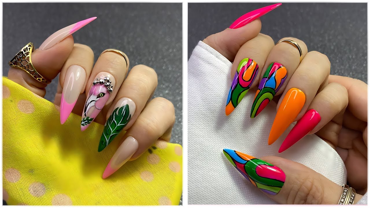 Summer ☀️ beautiful ready-made nail training New collection of nail art 2024