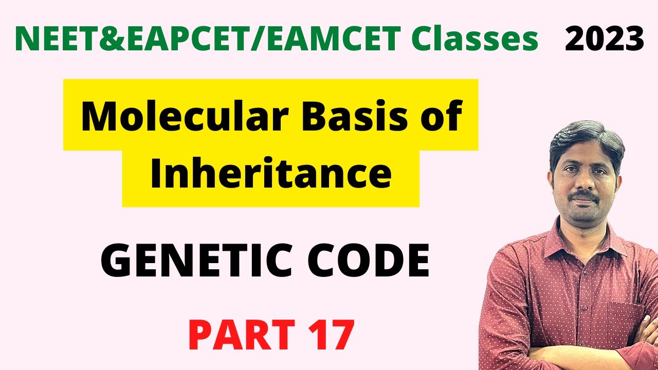 Molecular Basis of Inheritance Chapter Line to line Explanation || Genetic Code || PART 17