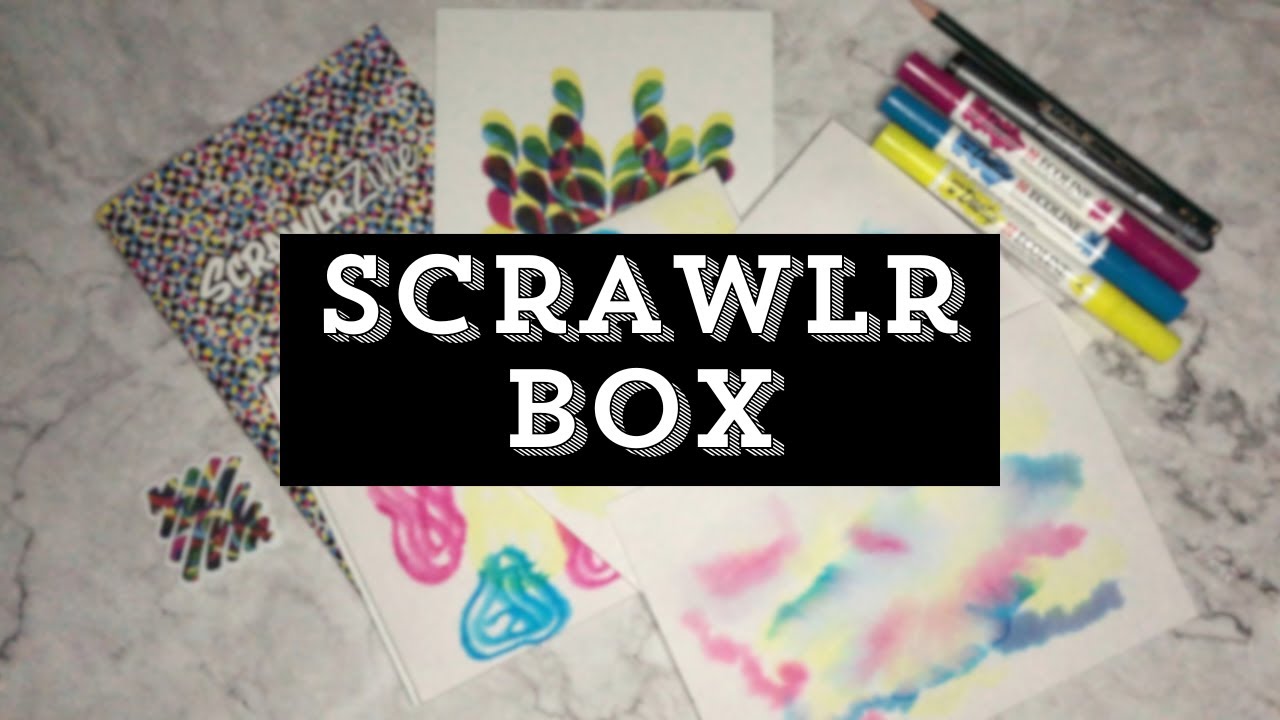 Scrawlr Box Unboxing - May 2023 feat. Ecoline Duotip Markers