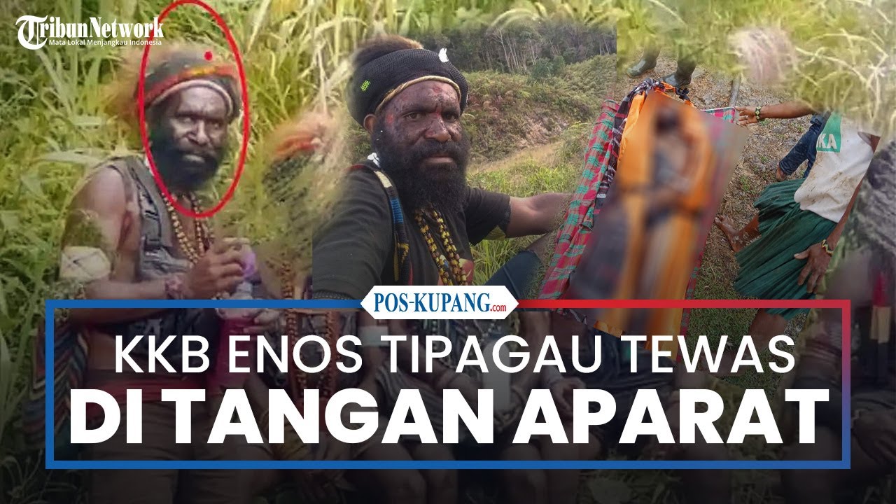 Satgas Damai Cartenz Tembak Mati KKB Enos Tipagau di Intan Jaya