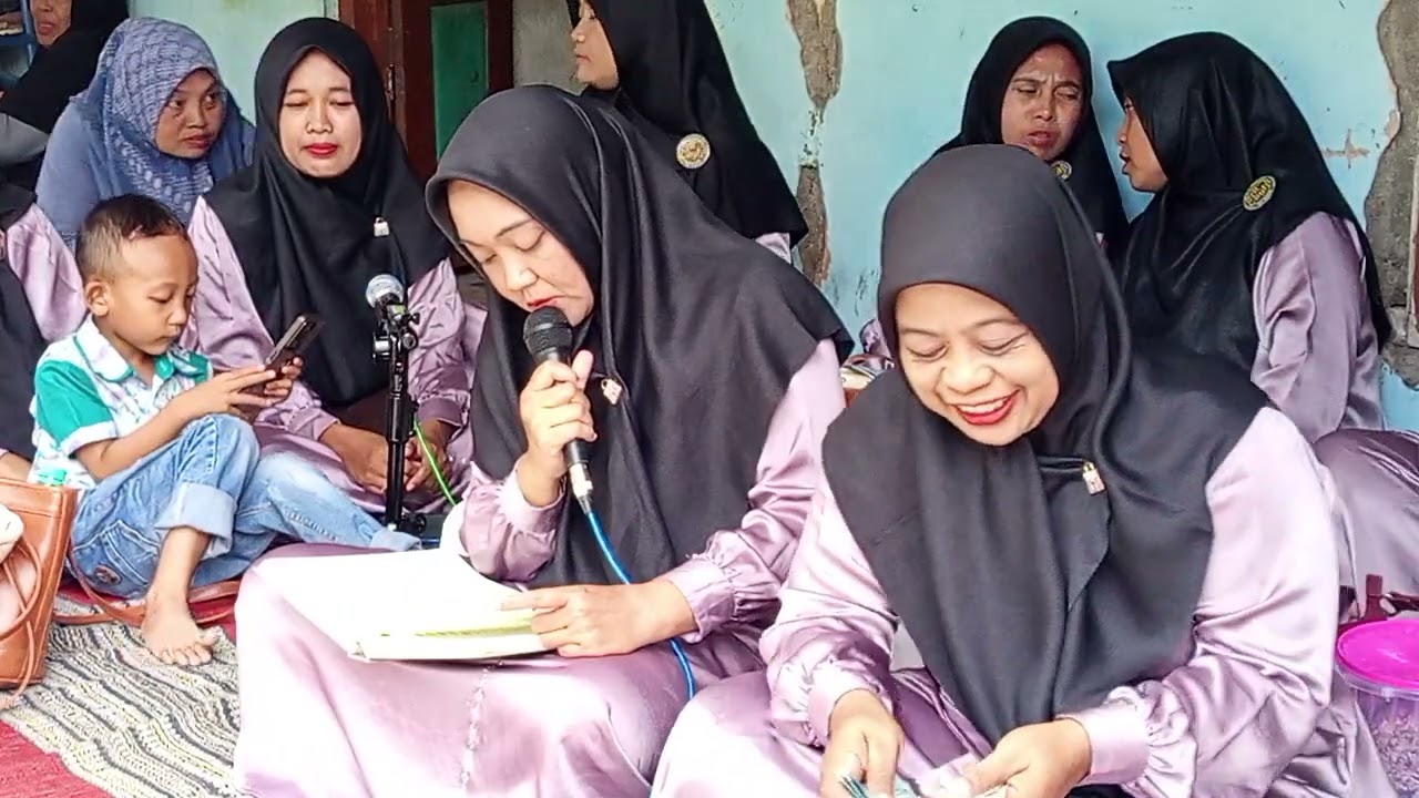 Baca'an Tartil oleh ibu arin acara halidayah di rumah ibu paikem RT 04 