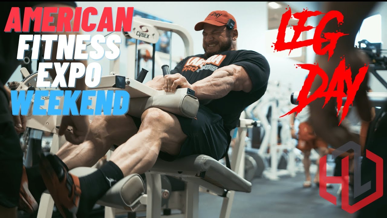 День ног | Хантер Лабрада | Выходные American Fitness Expo