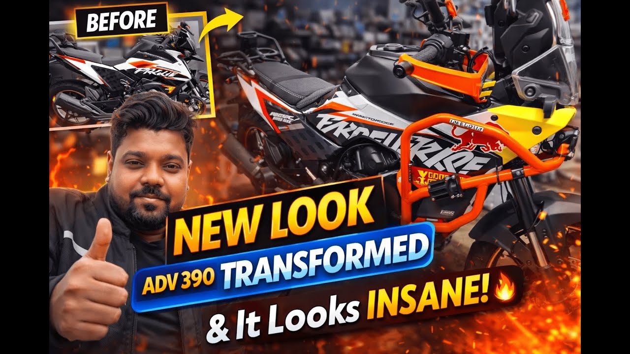 I Upgraded My KTM ADV 390 & It Looks INSANE! 🔥| ktm adventure modification