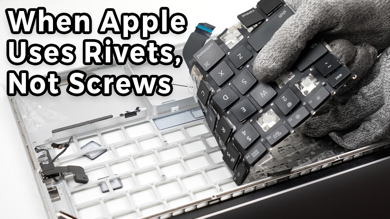 Apple действительно не хочет, чтобы вы это исправляли — замена клавиатуры MacBook