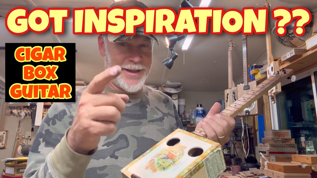 Cigar Box Guitar - Inspiration - GDD Tuning - Challenges