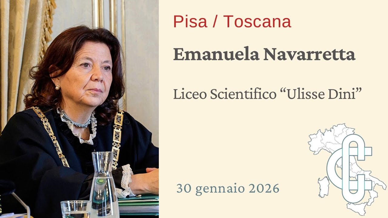 Intervento Giudice Emanuele Navarretta - Liceo scientifico “Ulisse Dini” di Pisa