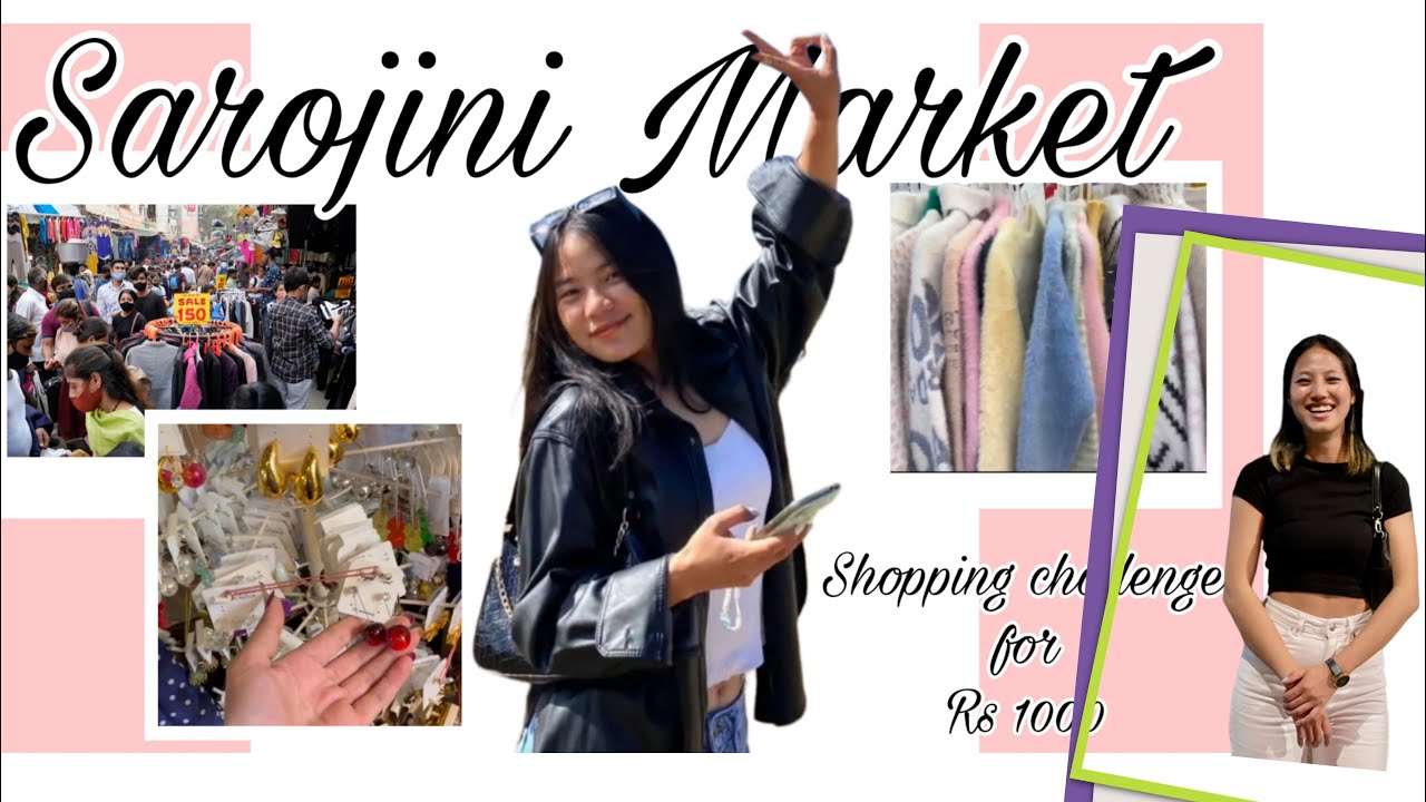 Shopping Challenge For Rs.1000 🛍️ | Viral Sarojini Nagar Market Delhi 