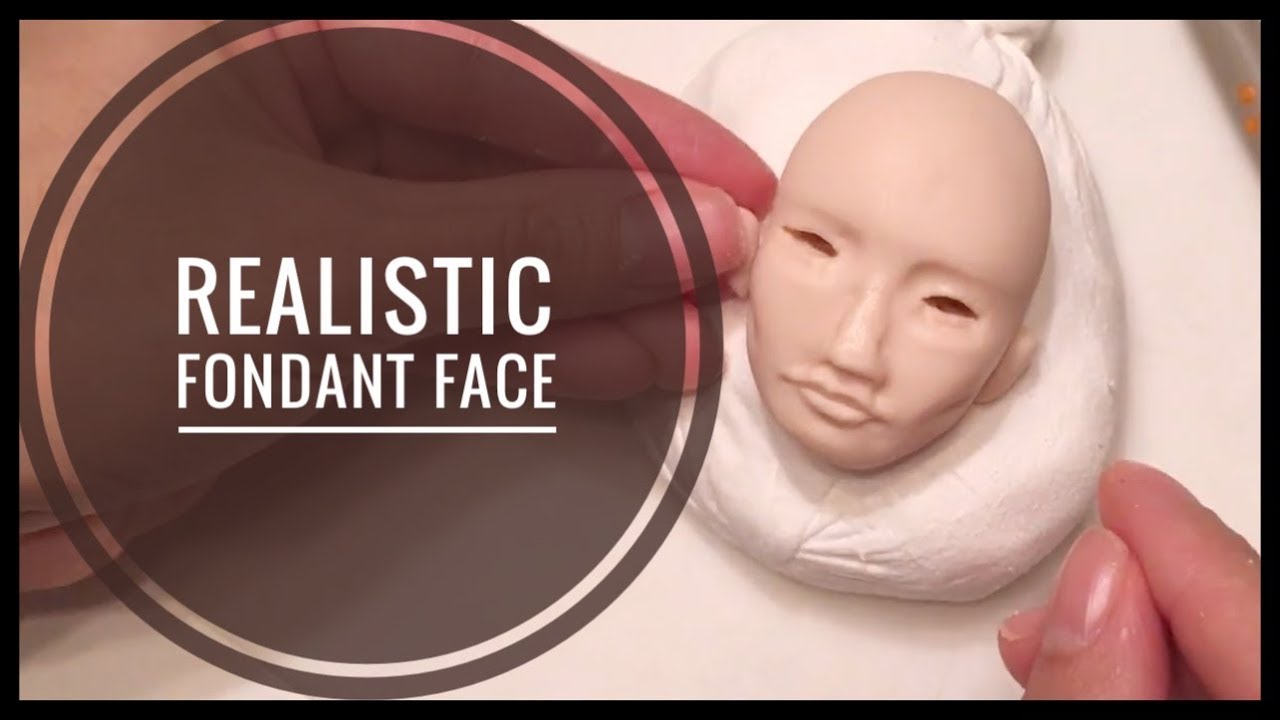 How to Model a Realistic Fondant Face (Female Topper) Timelapse Tutorial