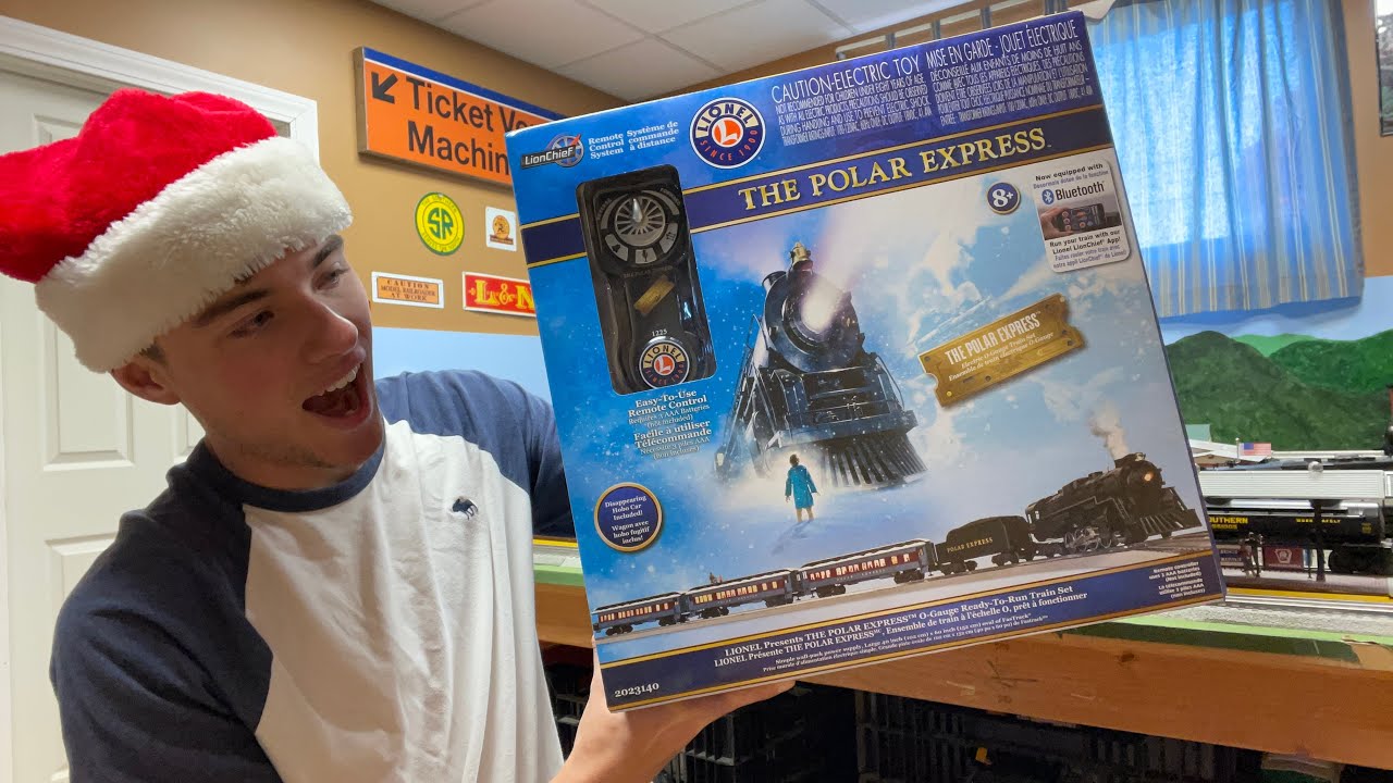 Распаковка и запуск нового набора поездов Lionel LionChief 5.0 Polar Express с Bluetooth