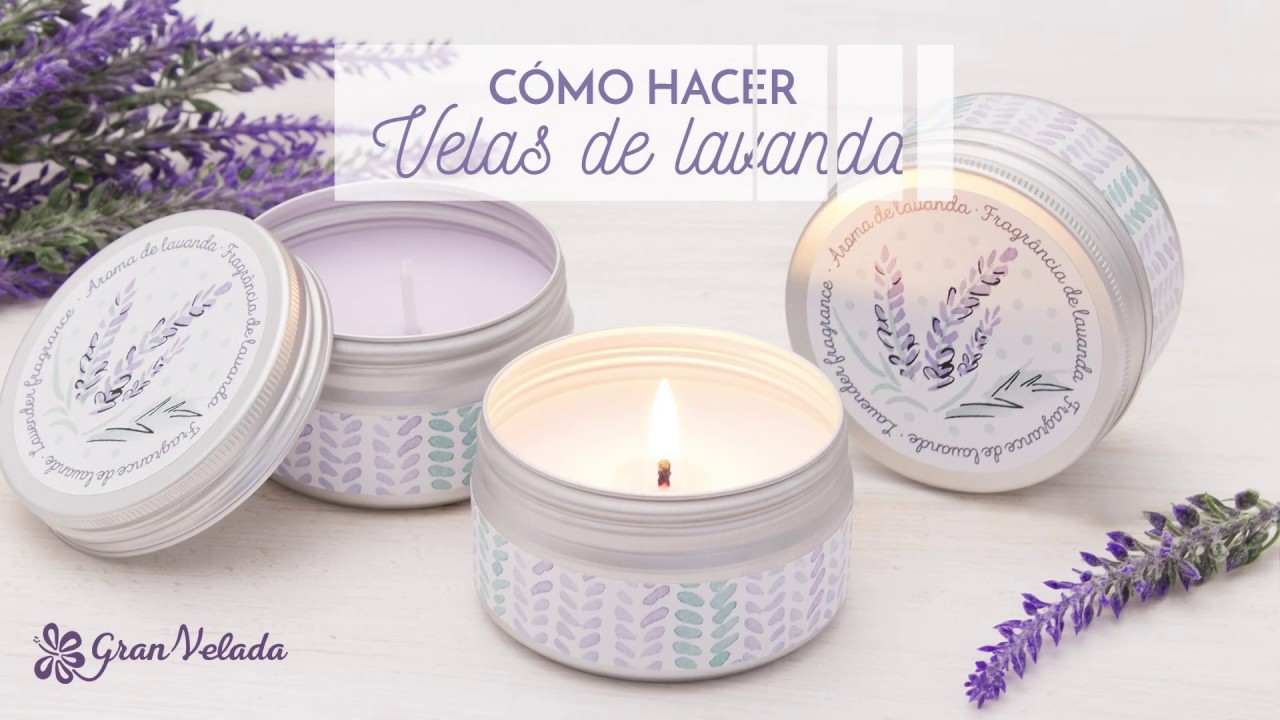 Velas de lavanda