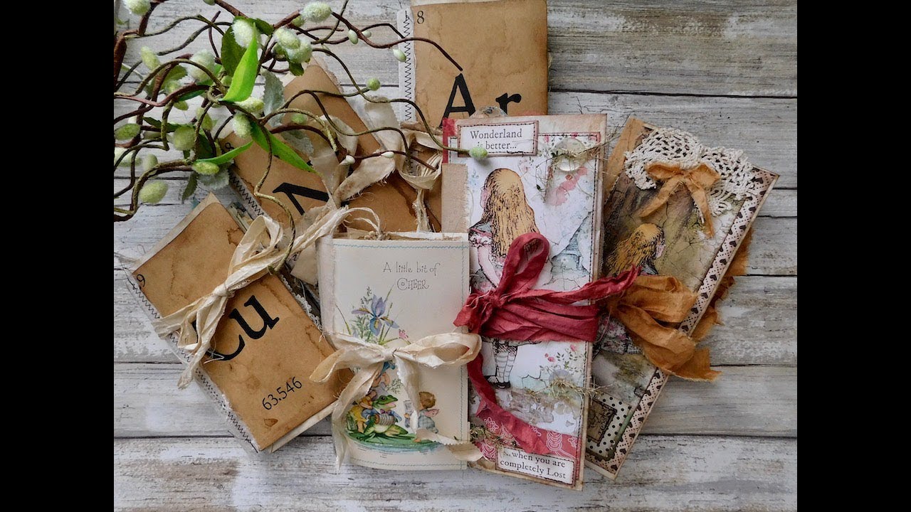 Alice In Wonderland Envelope Journals