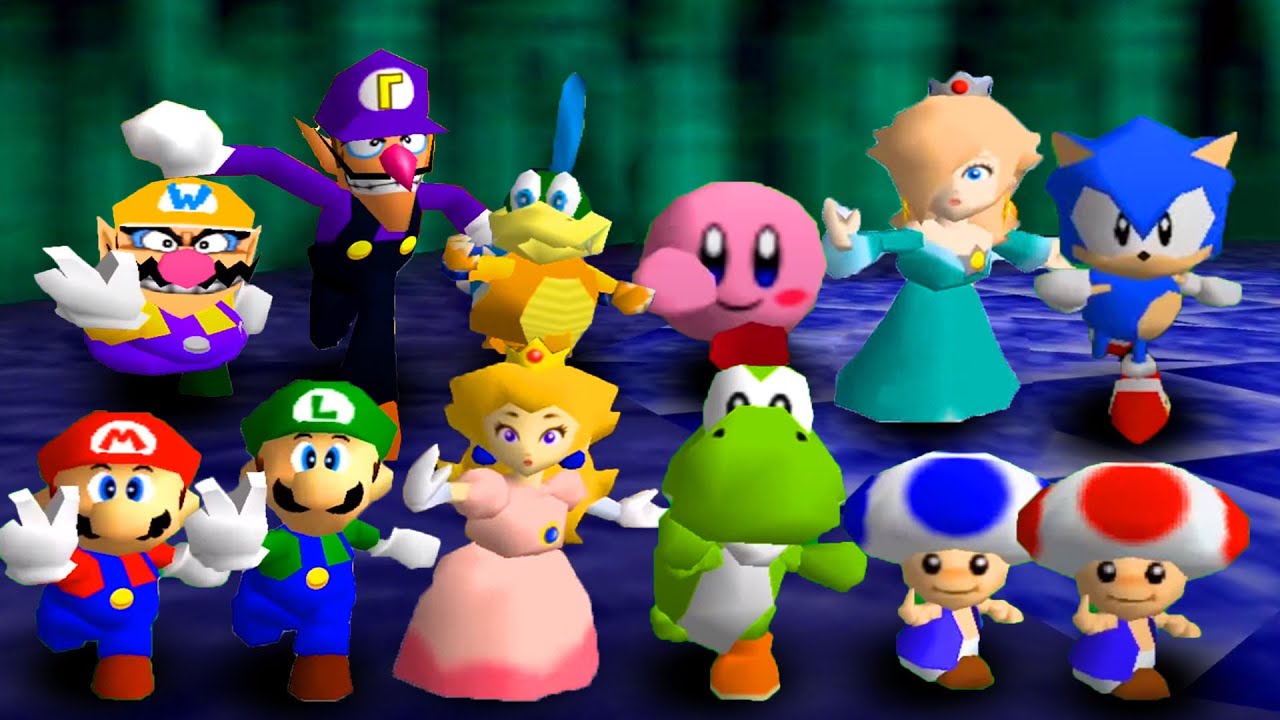 Super Mario 64: 3D Land - Every Playable Character!