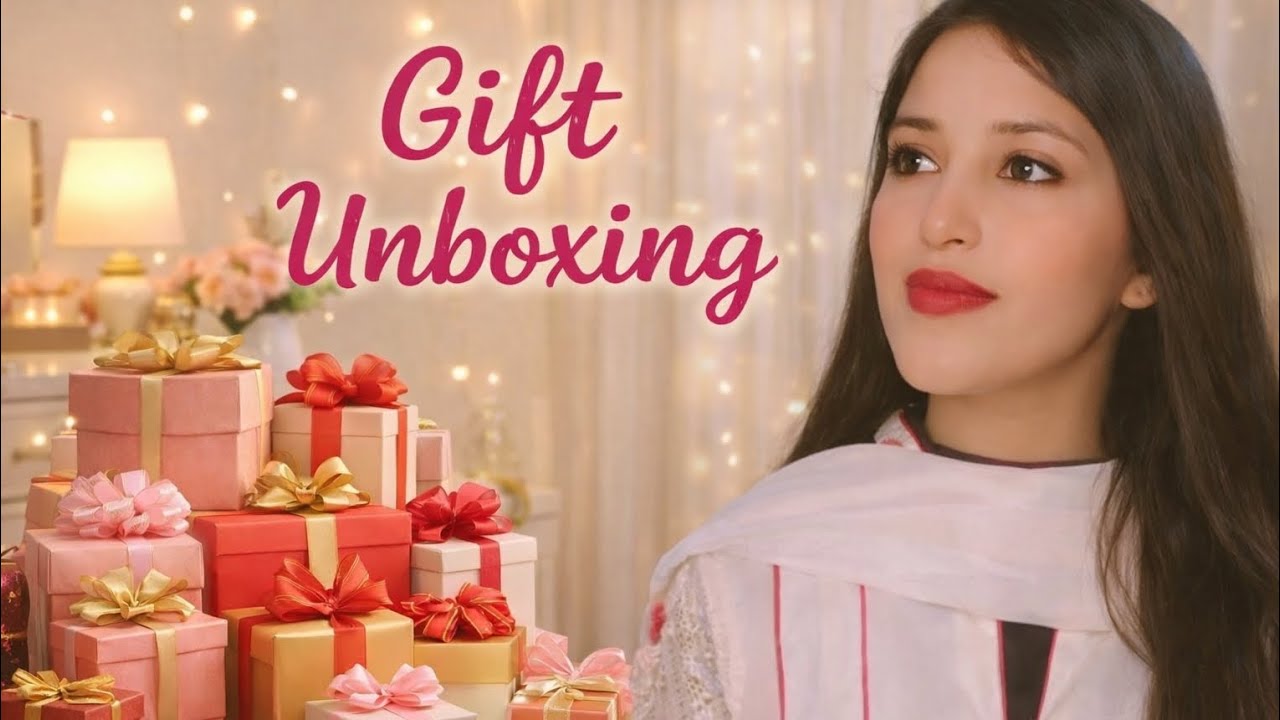 Gift Anboxing🎁|Mashallah Sb Ny Boht Achy Gifts Diya❣️|Thnku So Much All 😘|Biya Malik