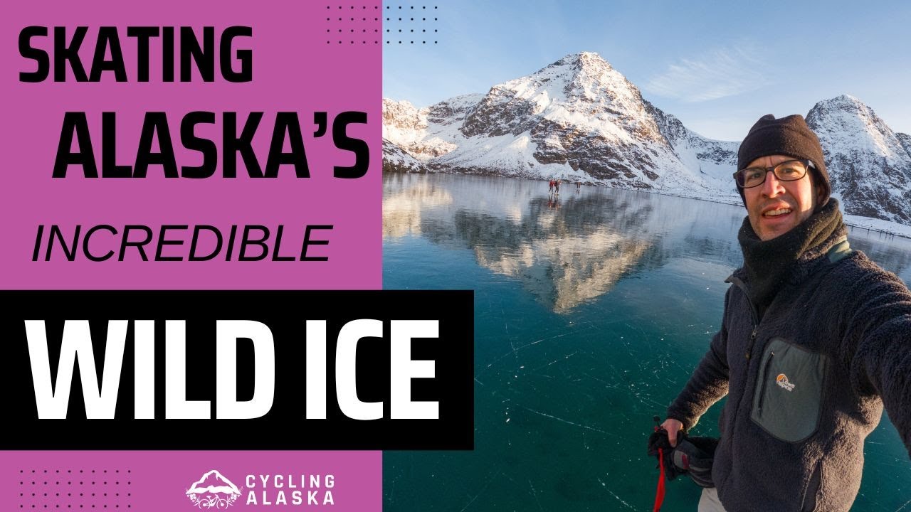 INCREDIBLE Alaska Wild Ice - Skating Rabbit Lake - Anchorage