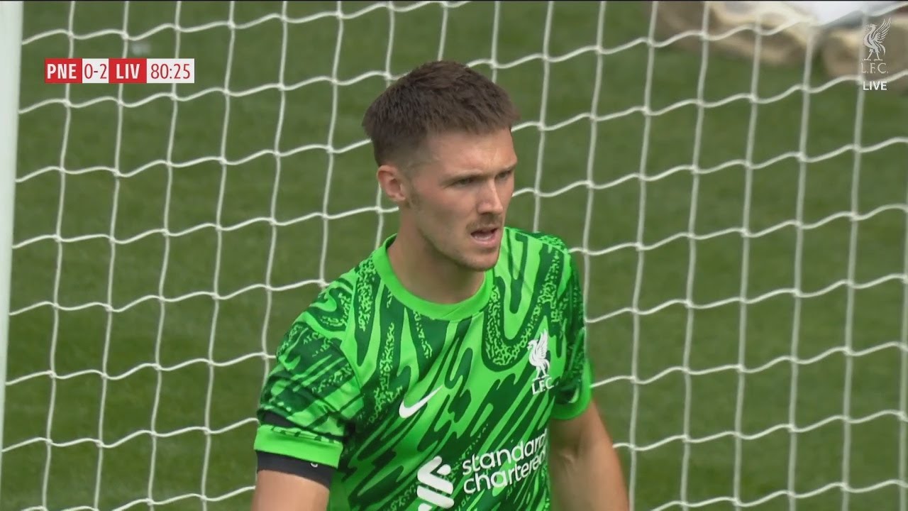 Freddie Woodman Liverpool DEBUT vs Preston North End | 25/26