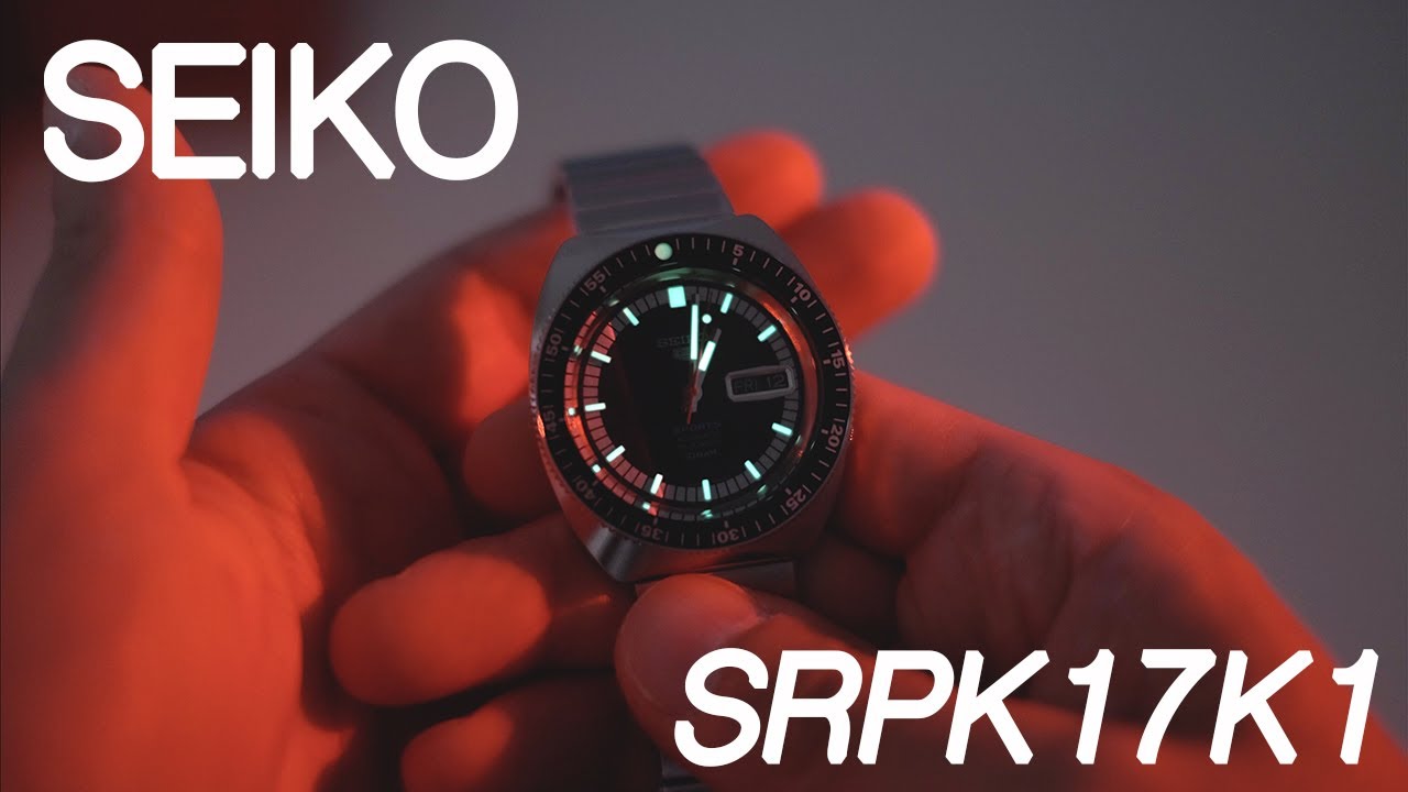 Just came in! The Brand New SEIKO 5 Sports 55th Anniversary Limited Edition - SRPK17K1