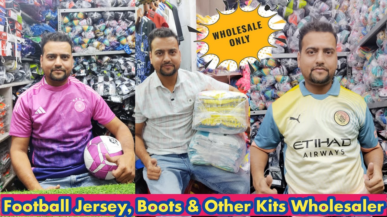 Biggest Football Jersey Boot Wholesale Market in Kolkata l kolkata football shoes market l