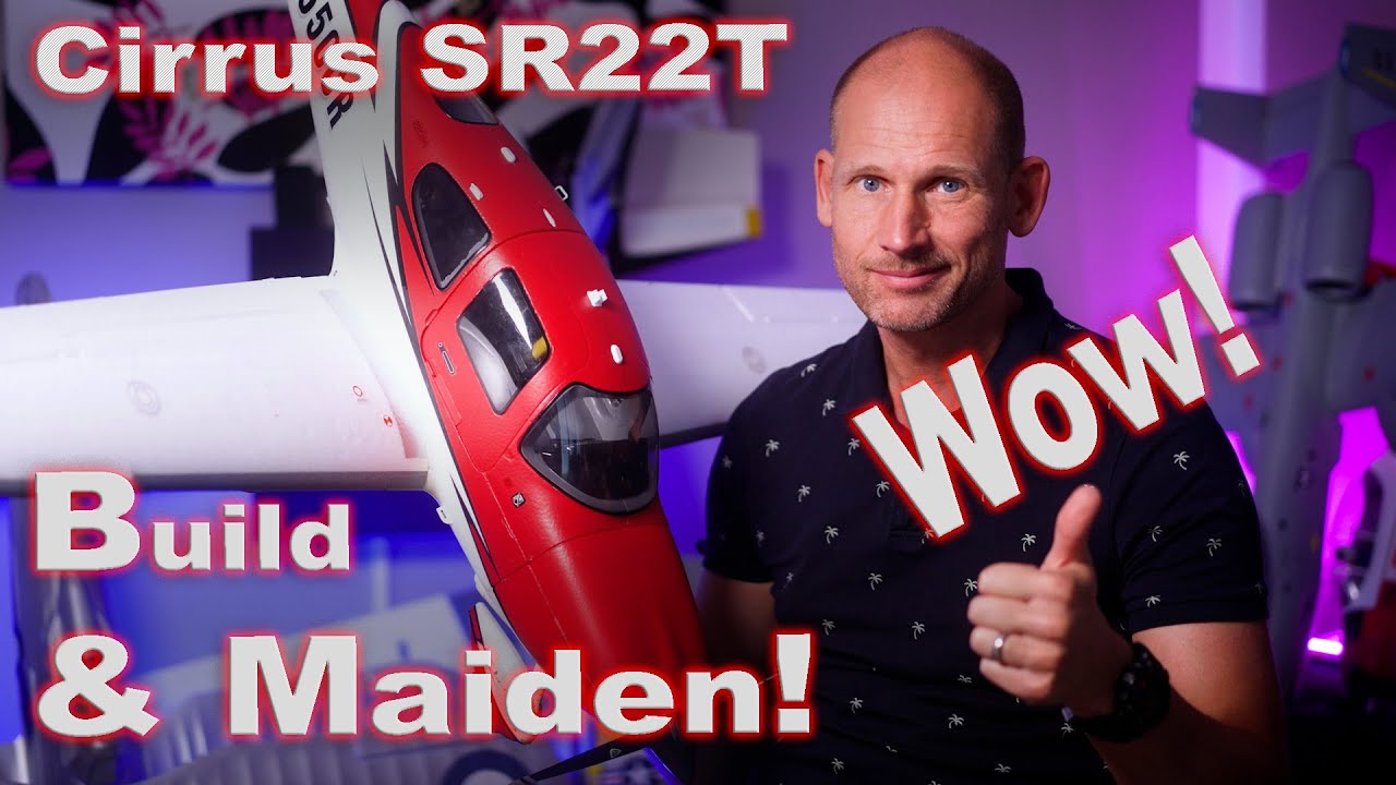 E-Flite Cirrus SR22T - New! maiden and built!