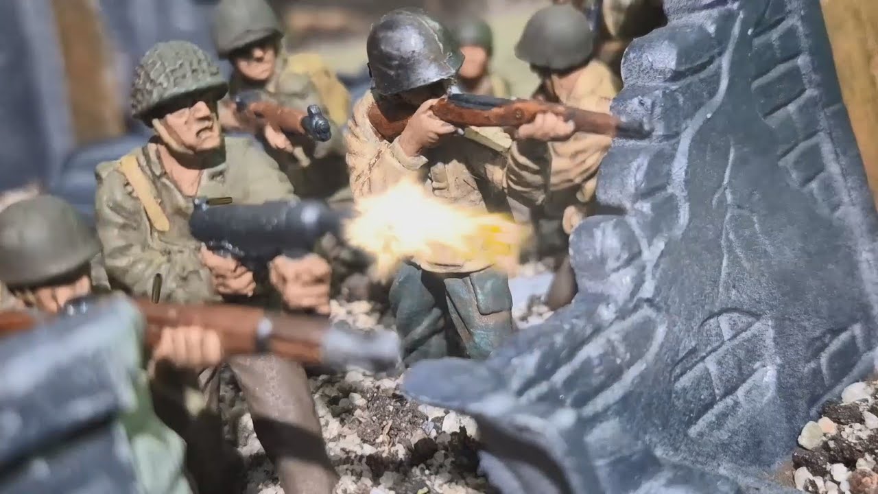 Last days in hell WW2 army men stop motion