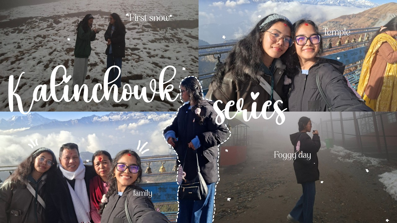 Family trip to Kalinchowk🪽🇳🇵 | first snow, cable car, temple visit etc