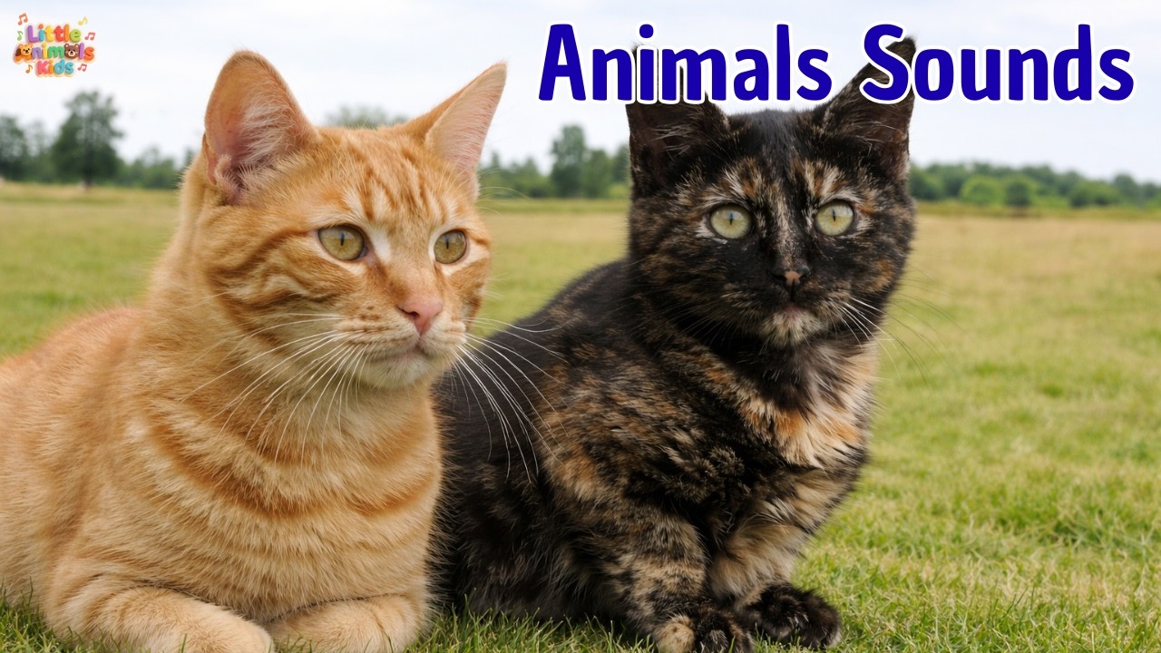 Learn 26 Animal Sounds for Toddlers! 🐾 Wild, Farm & Zoo Animals #animalsounds