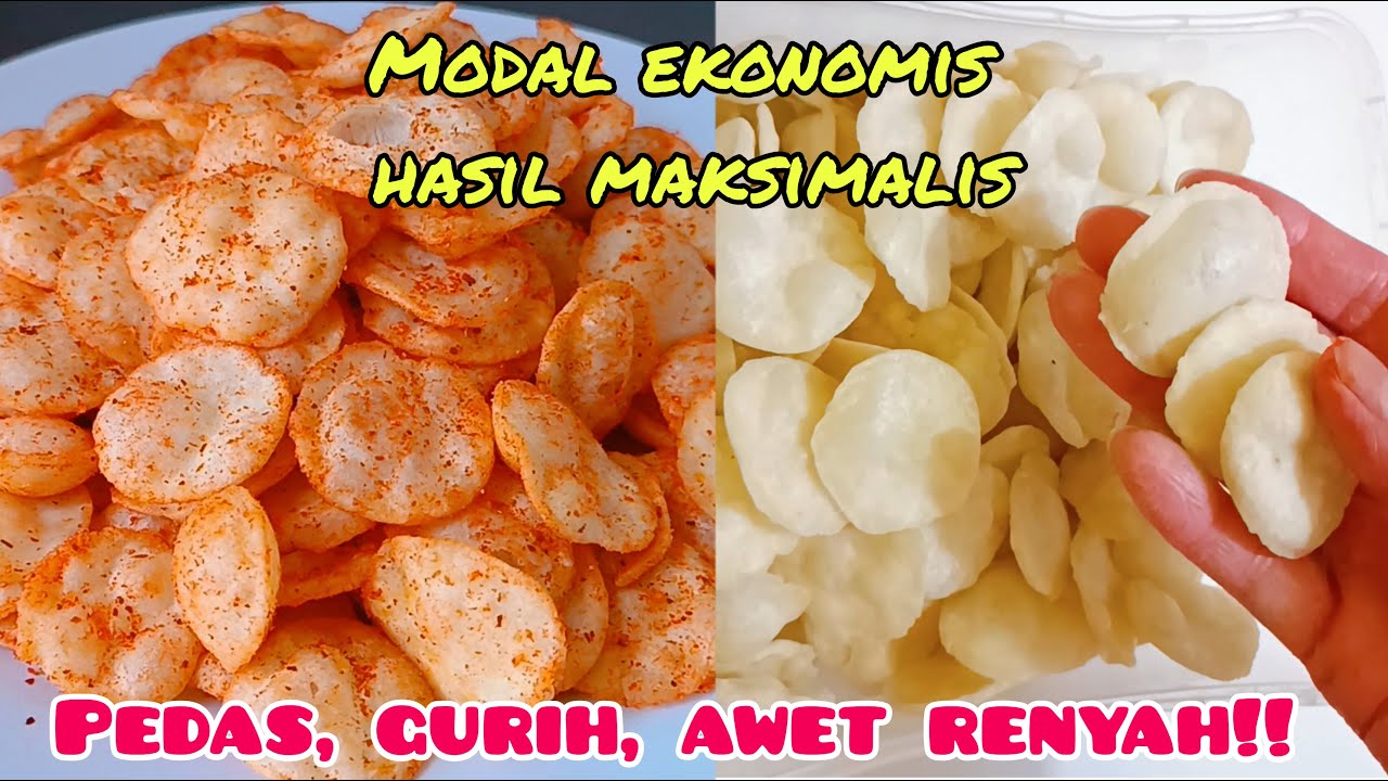 RESEP SIMPEL KERIPIK CIRENG |MODAL TEPUNG ACI 3000 JADI BANYAK BANGET|TITIP DIWARUNG BISA JADI CUAN