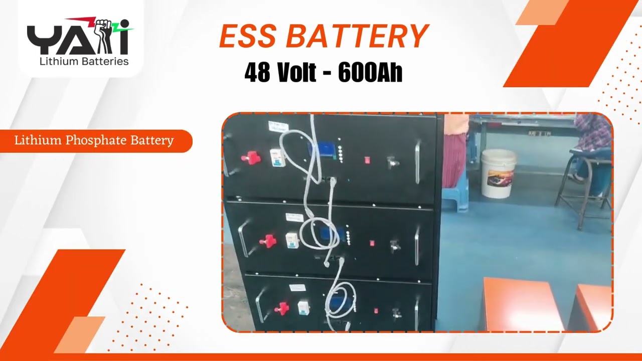 ESS Battery | 48V - 600Ah | Lithium Phosphate Battery | Yati Lithium Batteries
